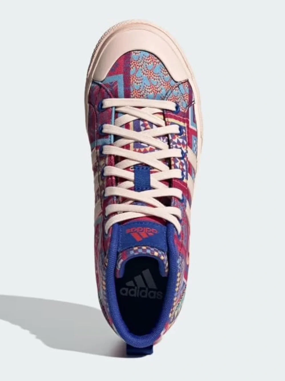 NEW Adidas FARM Rio x Bravada 2.0 Platform MID Shoes US 8 Patchwork Quilt